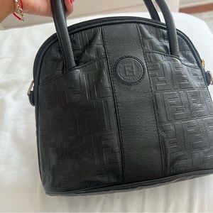 Authentic vintage fendi leather bag